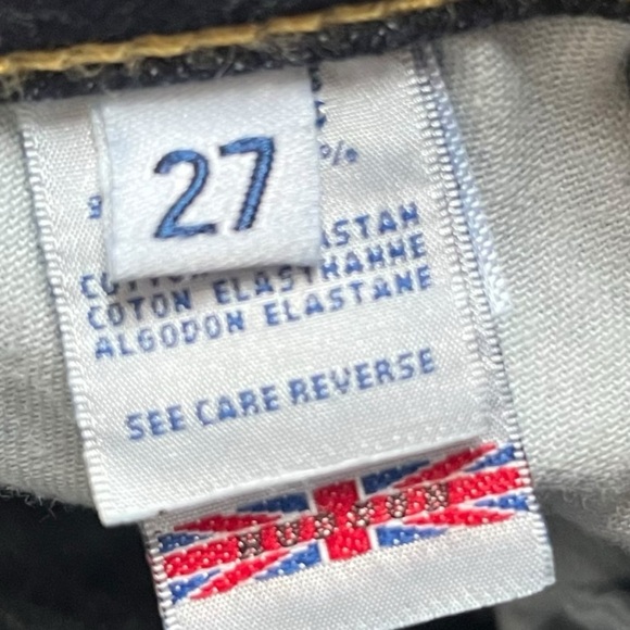 Hudson Classic Straight Leg Stretch Denim Size 27 Flap Pocket - Picture 12 of 13